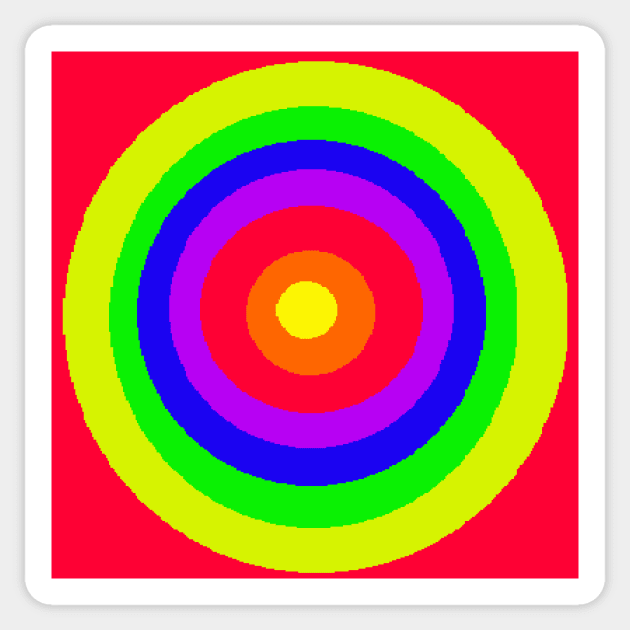 Rainbow Circles Sticker by Klssaginaw